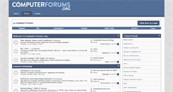 Desktop Screenshot of computerforums.org